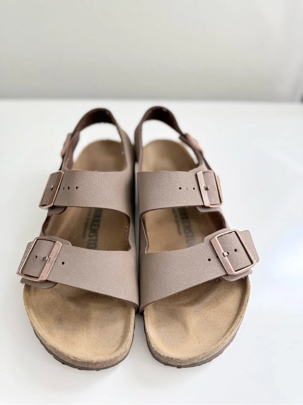 Birkenstock Milano women size  6 Brown  Three-Buckle Sandals